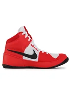 Kimona, stroje i obuwie - Nike Buty bokserskie Fury A02416 601 Czerwony - miniaturka - grafika 1