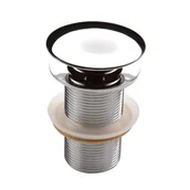 Korki do umywalek - Korek click - clack okrągły bez przelewu - miniaturka - grafika 1