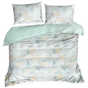 Pościel - Pościel 160x200 3cz Satyna Bawełniana Milan Nieb - miniaturka - grafika 1