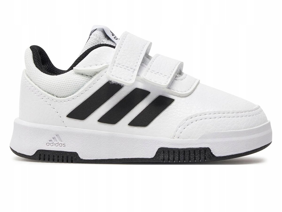 Buty dziecięce ADIDAS TENSAUR GW1988 eko skóra biało czarne 26,5