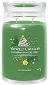 Świece - Świeca zapachowa Yankee Candle Signature DUŻA - Shimmering Christmas Tree - miniaturka - grafika 1