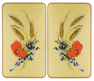 Pozostałe akcesoria kuchenne - Szklane płyty ochronne na kuchenkę zestaw 2 szt. 52x30 cm Corn-Flowers – Maximex - miniaturka - grafika 1