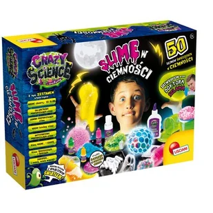 Crazy Science - Slime w ciemności - Lisciani - Mały naukowiec - miniaturka - grafika 1