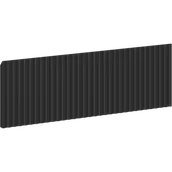 Fronty meblowe - Mexen Rivel front ryflowany do korpusu szafki łazienkowej 70 x 20 cm, czarny mat - 91A20-0700-235-1-71 - miniaturka - grafika 1