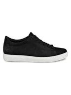 Trampki damskie - Ecco Skórzane sneakersy "Classic" w kolorze czarnym - miniaturka - grafika 1