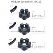 Zbiorniki na deszczówkę - Podstawa do zbiornika na deszczówkę PROSPERPLAST IBAS5S-S433 Modular 5 Basencan Antracyt - miniaturka - grafika 1