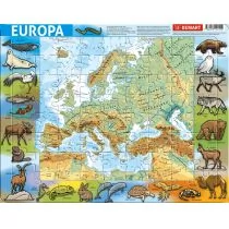 DEMART Puzzle ramkowe Europa fizyczna
