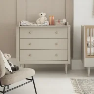 Komoda Petite 3 szuflady - jasny beż