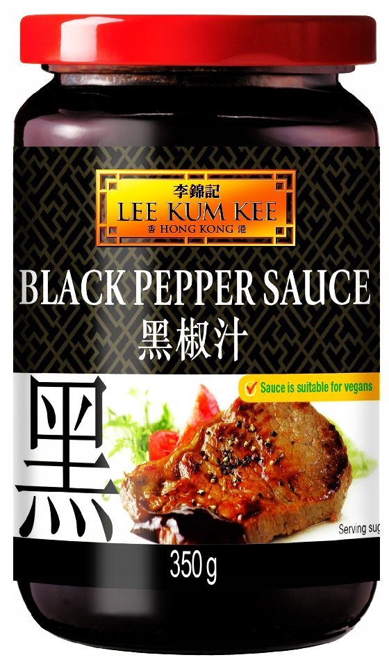 Sos black pepper z czarnego pieprzu 350g lee kum kee