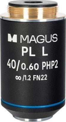 Mikroskop Magus Obiektyw MAGUS 40HP 40x/0,60 Plan L phase PHP2 / 1,2 WD 3,5 mm