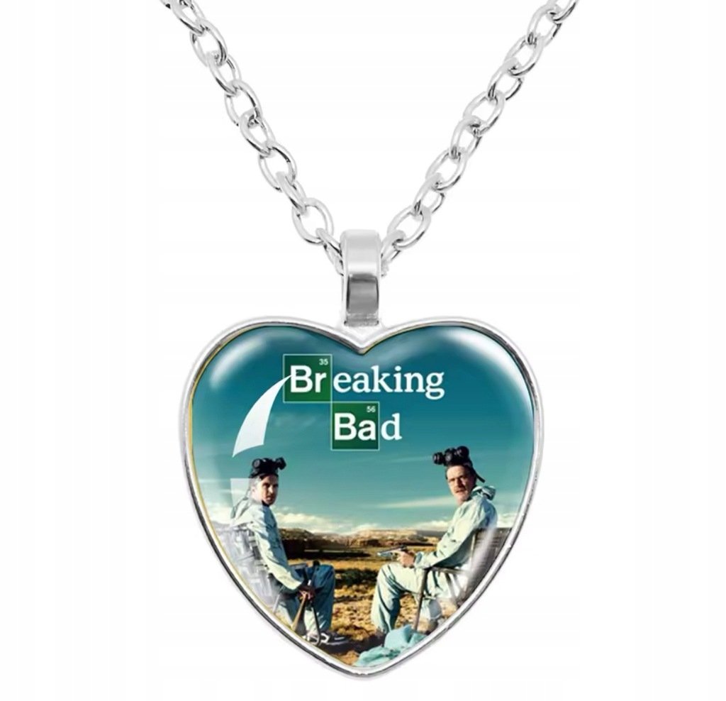 Naszyjnik wisiorek Breaking Bad Walter White Jesse Pinkman prezent