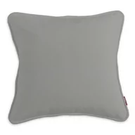 Poszewki na poduszki - Dekoria Poszewka Gabi na poduszkę szary 60 × 60 cm Loneta 122-133-24 - miniaturka - grafika 1