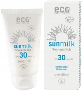Eco Cosmetics Mleczko na słońce SPF 30 Sensitive Eco Cosmetics 75 ml 4033981742627 - Balsamy i kremy do opalania - miniaturka - grafika 1