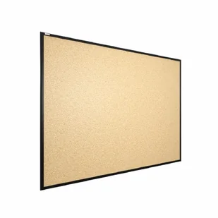 OUTLET Tablica korkowa 120x90 cm rama drewniana lakierowana CZARNA - Biuro i firma OUTLET - miniaturka - grafika 1