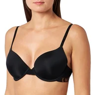 Biustonosze - Emporio Armani Damski biustonosz z mikrofibry, czarny, 75C - miniaturka - grafika 1