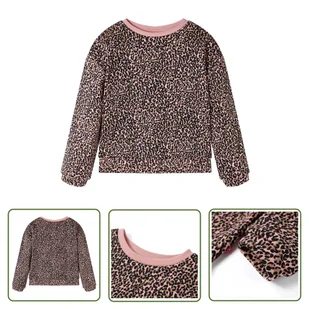 Bluza dziecięca - subtelny róż - 92 - Bluza Dziecięca - Bluzy dla dziewczynek - miniaturka - grafika 1