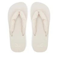Klapki i japonki damskie - Japonki Calvin Klein Jeans Beach Sandal Flatform Ttxr Satin YW0YW01723 Beżowy - miniaturka - grafika 1