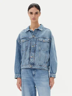 Mustang Kurtka jeansowa Arcata 1016219 Niebieski Loose Fit - Kurtki damskie - miniaturka - grafika 1