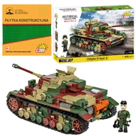 Klocki - Cobi 2592 czołg PzKpfw IV Ausf. G HC WW2 1107 El. + PŁYTKA - miniaturka - grafika 1