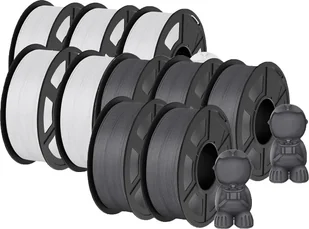 Matowy filament PLA do drukarek 3D, waga 1,1 kg, płynne drukowanie, 5WT5GY - Filamenty i akcesoria do drukarek 3D - miniaturka - grafika 1