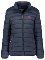 Kurtki damskie - Geographical Norway Kurtka pikowana "Atikolor" w kolorze granatowym - miniaturka - grafika 1