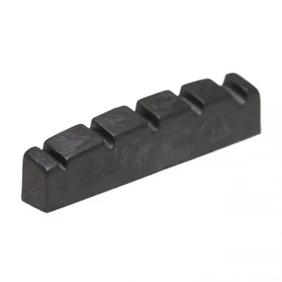 Graphtech Graphtech Black TUSQ XL PT-1412-00 - Bass Nut, Flat, Slotted, 5-String, 1/4 thick siodełko do gitary - Inne akcesoria gitarowe - miniaturka - grafika 1