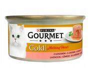 Purina Gourmet GOLD - Melting Heart z łososiem 85g
