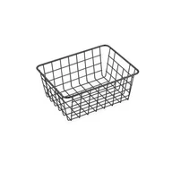 Kosze na śmieci - Kosz druciany FILUM 24 x 18 x 10 cm czarny - miniaturka - grafika 1