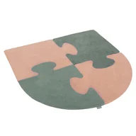 Maty edukacyjne - Kiddymoon Piankowe Puzzle Do Zabawy Velvet Łuk Róż Pustyni-Zieleń Lasu 4 Zabawka Mata - miniaturka - grafika 1