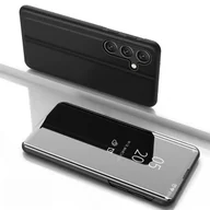 Etui i futerały do telefonów - Clear View Case etui do Samsung Galaxy S25 pokrowiec z klapką - czarne - miniaturka - grafika 1