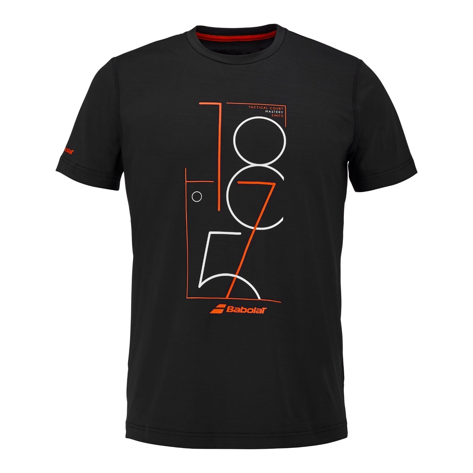 Koszulka męska Babolat Exercise Graphic Tee Men Black/Black M