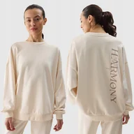 Bluzy damskie - 4F BLUZA DAMSKA DRESOWA NIEROZPINANA OVERSIZE SS24 - miniaturka - grafika 1