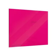 Tablice i flipcharty - Tablica szklana magnetyczna Magenta madness 45x45cm - bezramowa tablica szklana, szkło hartowane na magnesy neodymowe - miniaturka - grafika 1