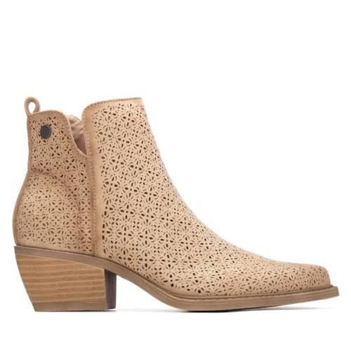 REFRESH - Botki Kobiety Beżowy - Wygodne i wszechstronne obuwie – moda casualowa - Model 17504101 (Rozmiar 39)