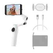 Gimbale - Stabilizator Insta360 Flow 2 Pro AI Tracker Bundle (biały) Insta360 - miniaturka - grafika 1