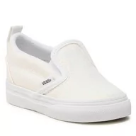 Trampki damskie - Tenisówki Vans - Slip-On V VN0A5EFKWHT1 Glitter White - miniaturka - grafika 1