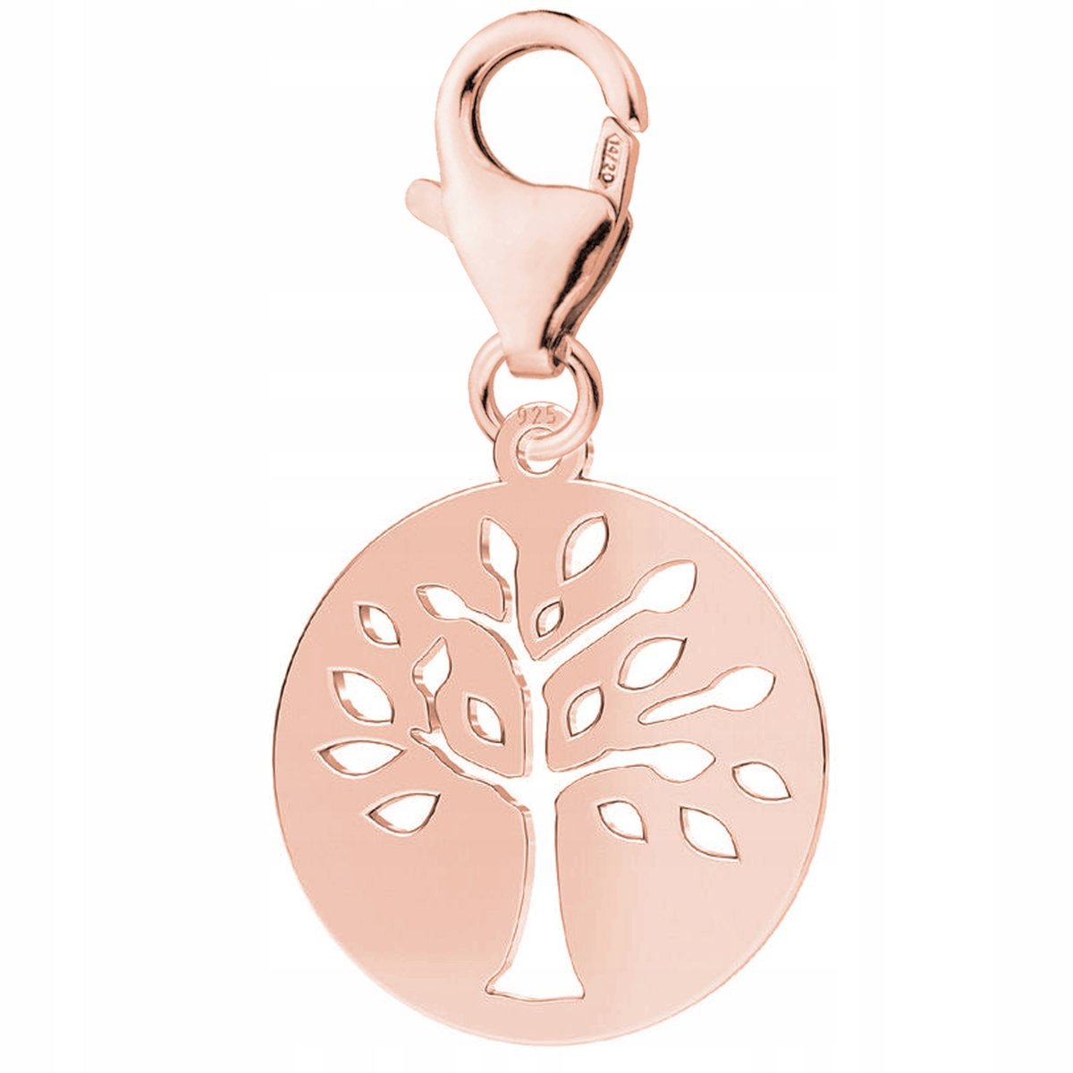 Zawieszka Pozłacana Blaszka z Drzewem Drzewo Drzewko Życia SREBRO 925