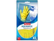 Inne artykuły do sprzątania - IKA Rękawice gumowe gospodarcze żółte XL S-439 - miniaturka - grafika 1