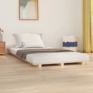 Łóżka - Łóżko z litego drewna sosnowego 100x200 cm - miniaturka - grafika 1
