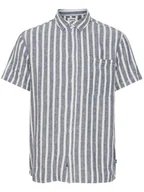 Koszule męskie - Solid Koszula 21107688 Niebieski Regular Fit - miniaturka - grafika 1