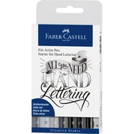 Półki łazienkowe - Faber-Castell 267118 Pitt flamaster artystyczny, do ręcznego opisywania, zestaw startowy, 8 sztuk w opakowaniu 267118 - miniaturka - grafika 1