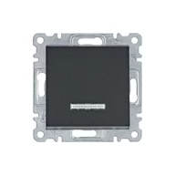 Wyłączniki światła i elektryczne - LUMINA Łącznik 1-biegunowy, biały; HAGER - miniaturka - grafika 1