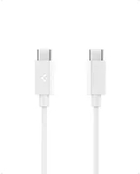Kable USB - BIAŁY KABEL SPIGEN USB C 1M SZYBKIE ŁADOWANIE, Odporny, Wytrzymały, PD 60W - miniaturka - grafika 1