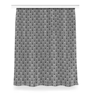 Gotowa zasłona na kółka Geometryczne wzory 150x200, Fabricsy - Zasłony - miniaturka - grafika 1