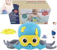 Zabawki do kąpieli - Ośmiornica do kąpieli Zabawka do wanny Pływa w wodzie Pełza po podłodze - miniaturka - grafika 1