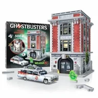 Puzzle - Wrebbit Puzzle 3D 500el Ghostbusters Firehouse - miniaturka - grafika 1