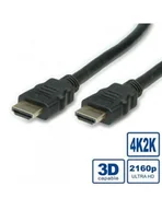Kable - VALUE Kabel HDMI Ultra HD z Ethernet czarny 5.0m - miniaturka - grafika 1