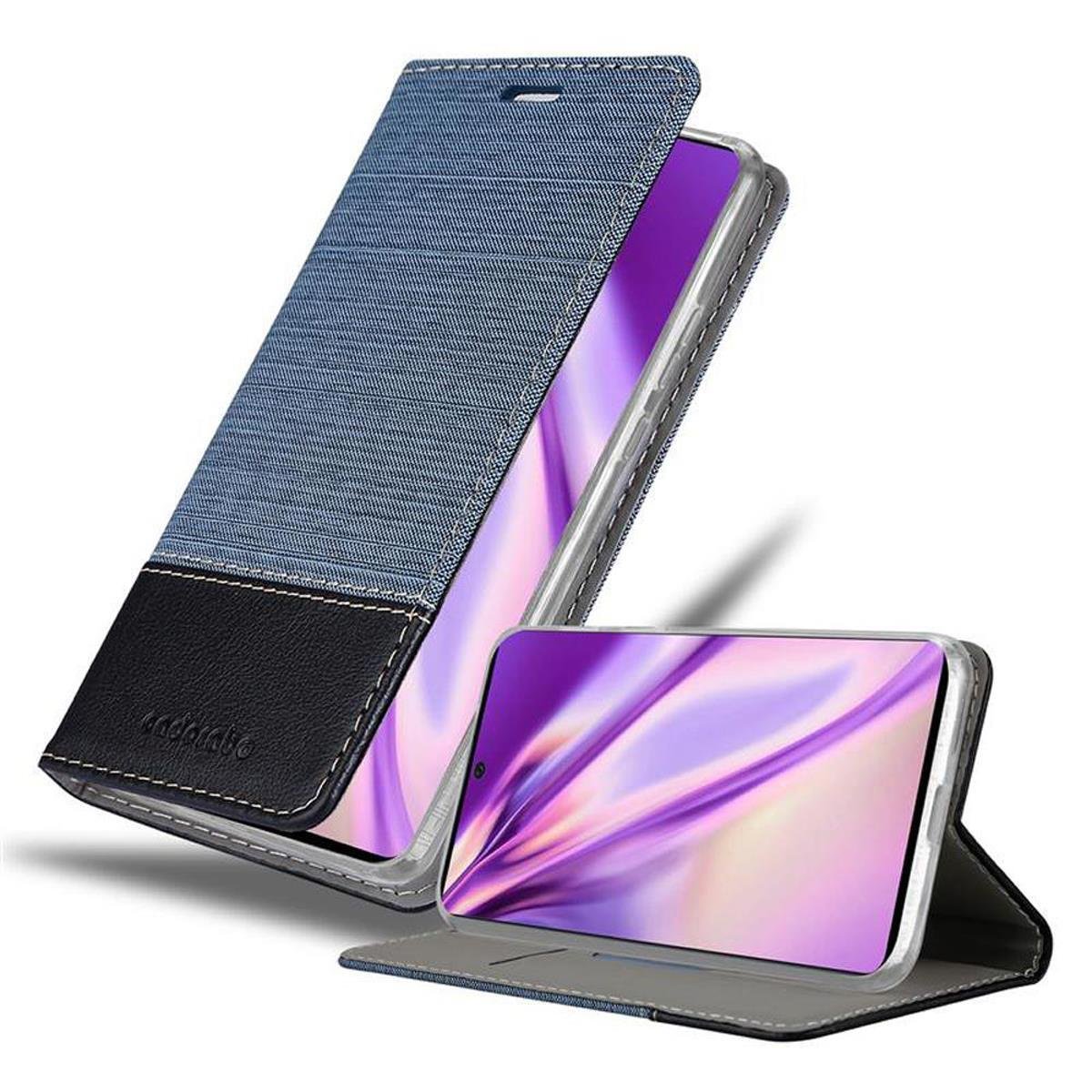Cadorabo Etui do Samsung Galaxy A71 5G Etui ochronne w kolorze niebieskim Etui na telefon komórkowy Etui na książkę Etui na okładkę