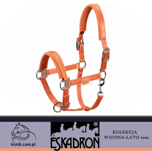 Eskadron PRZEDSPRZEDAŻ Kantar DOUBLEPIN SATIN CRYSTAL Classic Sports S/S 22- - soft peach - Kantary dla koni - miniaturka - grafika 1