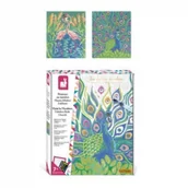 Zabawki kreatywne - Janod Bajecznie malowane pudełko z numerem ptaków - 2 obrazy do wykonania - The Calme Warsztaty - kreatywny zestaw do wypoczynku dla dzieci - od 7 lat, J07986 J07986 - miniaturka - grafika 1